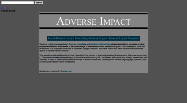 adverseimpact.org