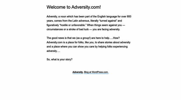 adversity.com