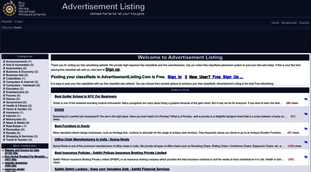 advertisementlisting.com