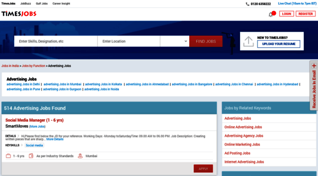advertising.timesjobs.com