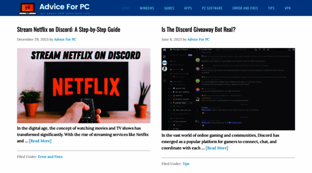 adviceforpc.com