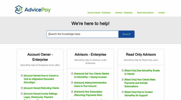 advicepay-enterprise.helpscoutdocs.com