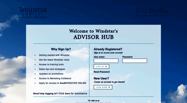 advisorhub.windstarcruises.com