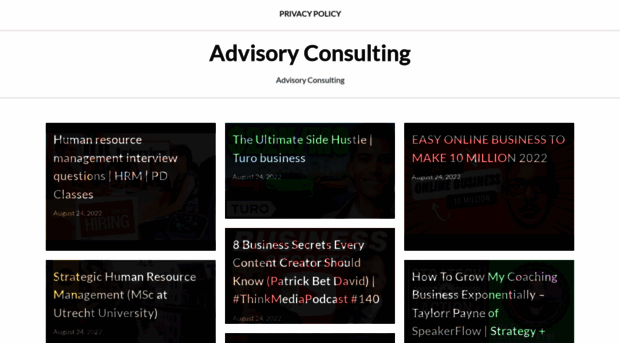 advisory.consulting