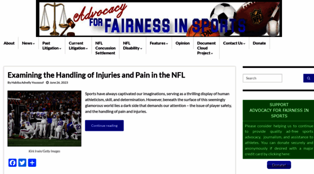 advocacyforfairnessinsports.org