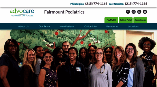 advocarefairmountpediatrics.com