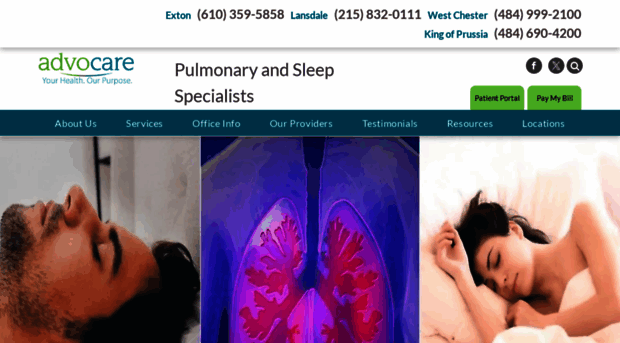 advocarepulmonaryandsleepspecialists.com