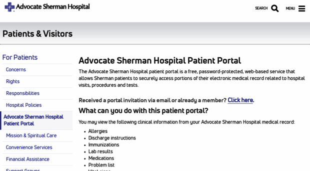 advocatesherman.iqhealth.com