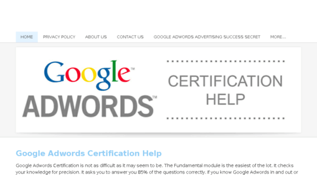 adwordscertificationhelp.org