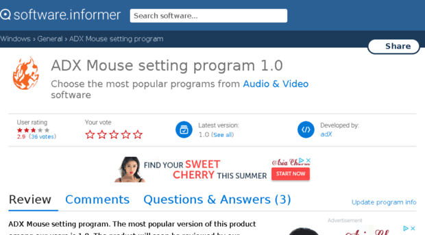 adx-mouse-setting-program.software.informer.com