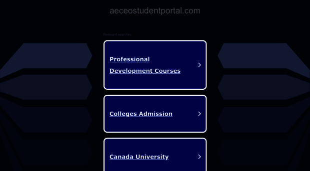 aeceostudentportal.com