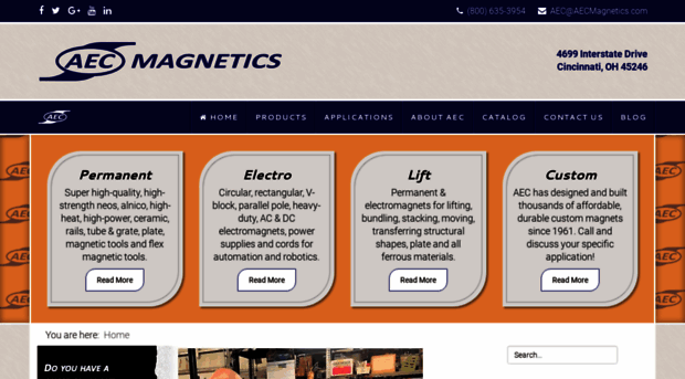 aecmagnetics.com