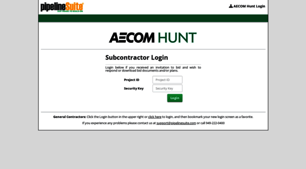 aecomhunt.pipelinesuite.com