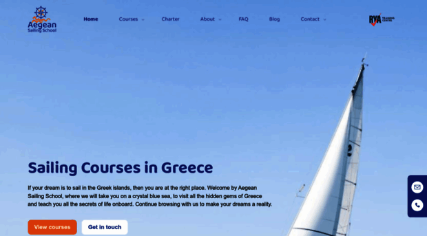 aegeansailingschool.com