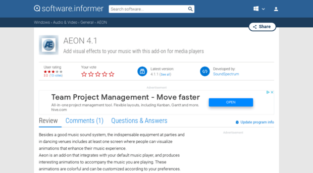 aeon.software.informer.com