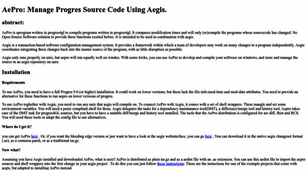 aepro.sourceforge.net
