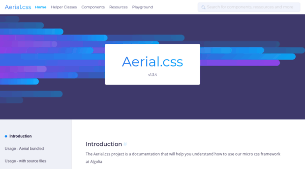 aerialcss.algolia.com