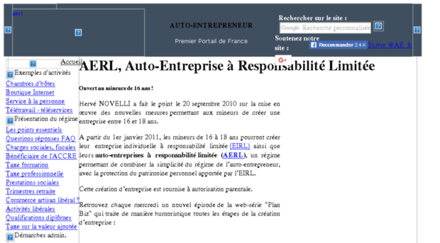 aerl.auto-entrepreneur.fr