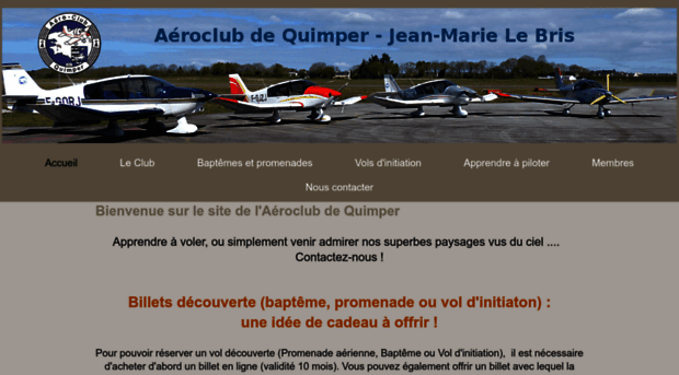 aeroclub-quimper.fr