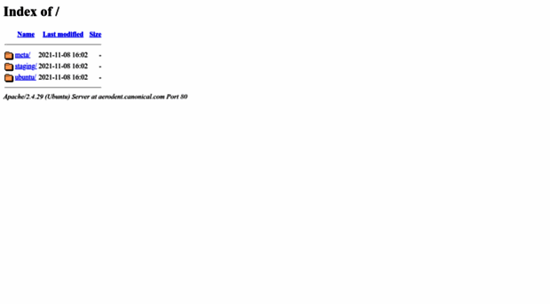 aerodent.canonical.com