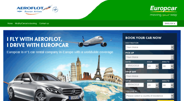 aeroflot.europcar.com