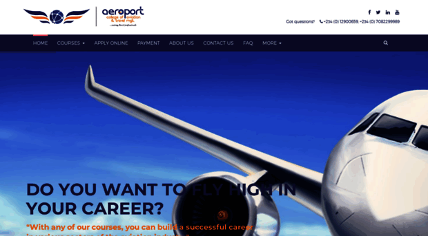 aeroportcollegeofaviation.com