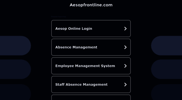 aesopfrontline.com