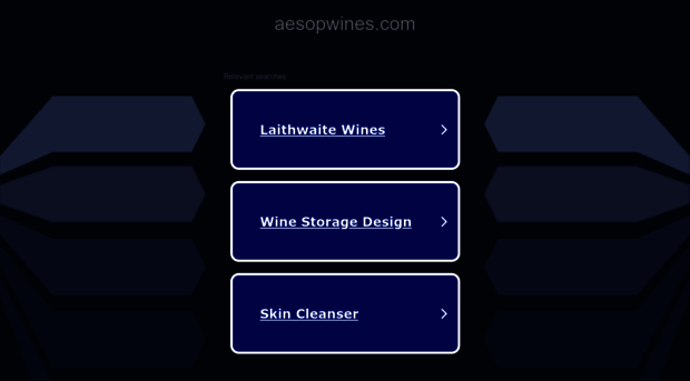 aesopwines.com