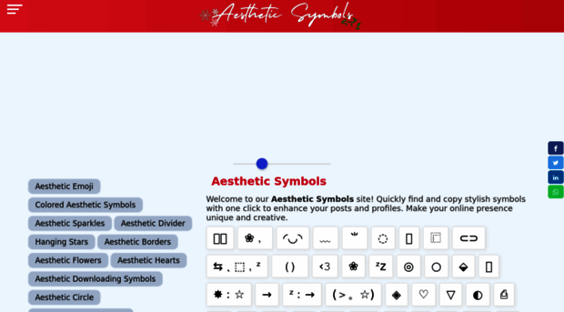 aesthetic-symbols.com