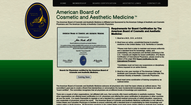 aestheticcosmeticphysicians.org