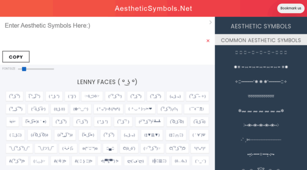 aestheticsymbols.net