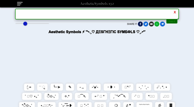 aestheticsymbols.xyz