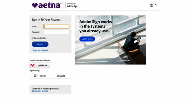 aetna.echosign.com