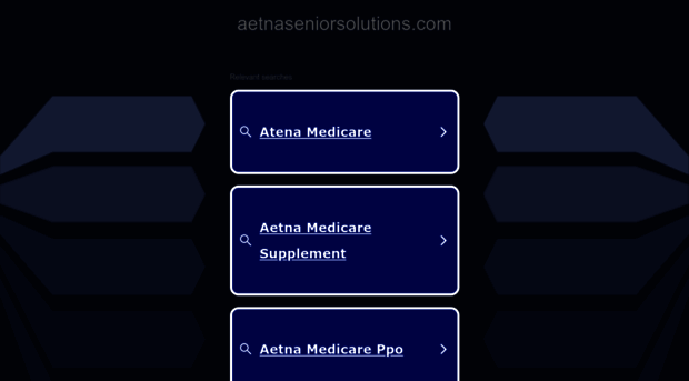 aetnaseniorsolutions.com