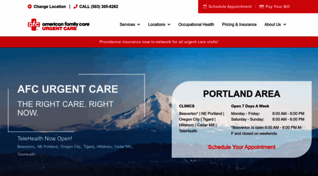 afcurgentcareportland.com