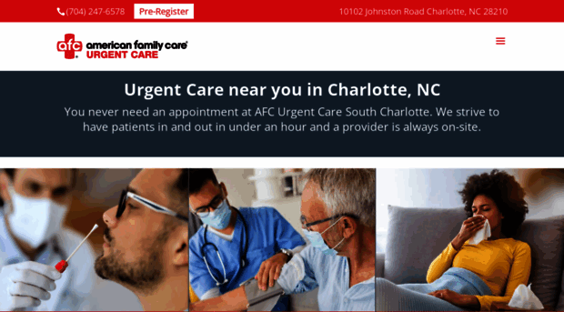 afcurgentcaresouthcharlotte.com