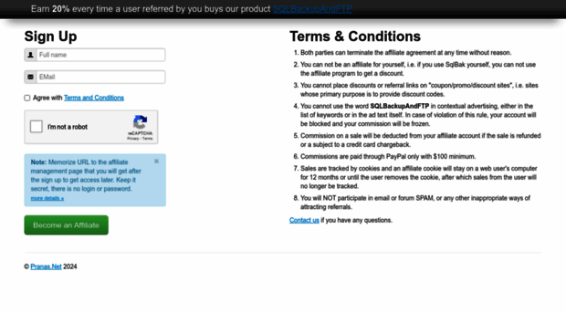 affiliate.pranas.net