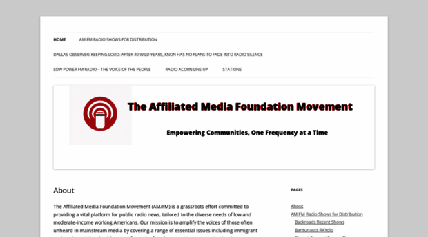 affiliatedmediamovement.org