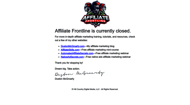 affiliatefrontline.com