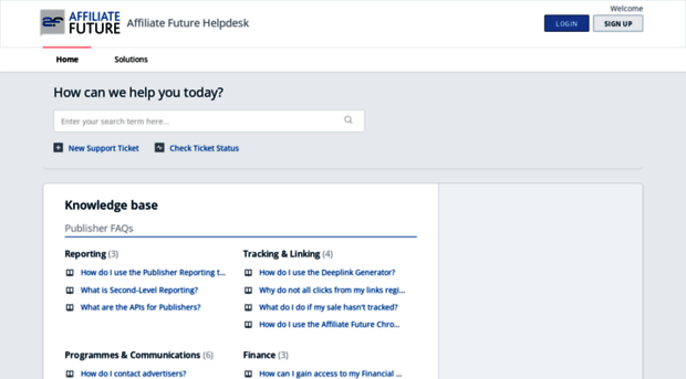 affiliatefuture.freshdesk.com