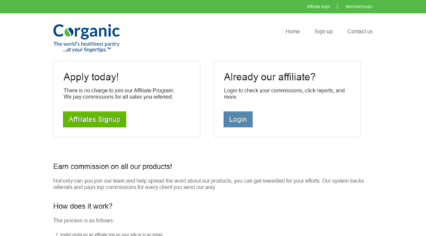 affiliates.corganic.com