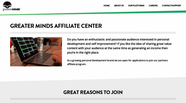 affiliates.greaterminds.com