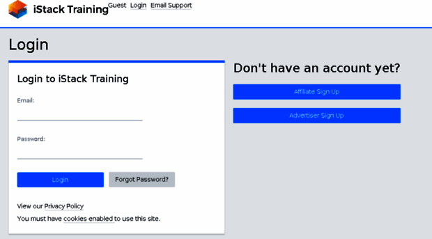 affiliates.istacktraining.com