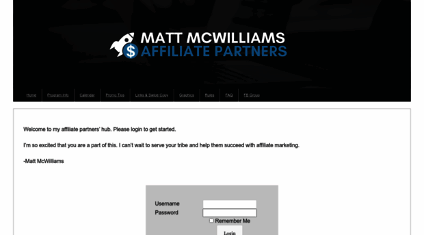 affiliates.mattmcwilliams.com