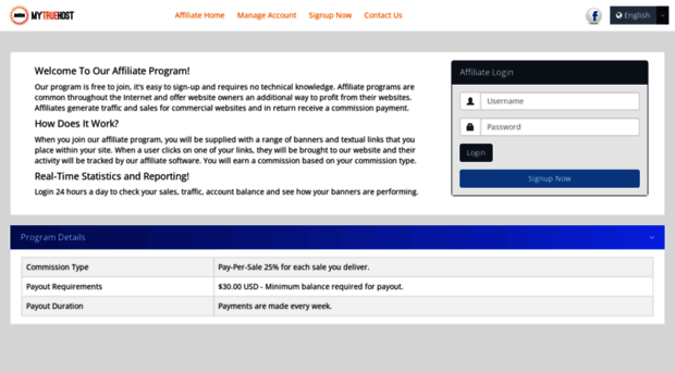 affiliates.mytruehost.com