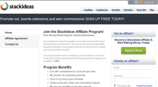affiliates.stackideas.com
