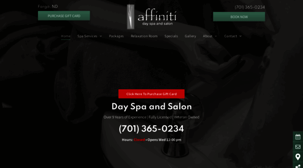 affinitidayspaandsalon.com