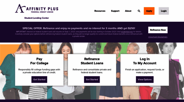 affinityplusstudentloans.org