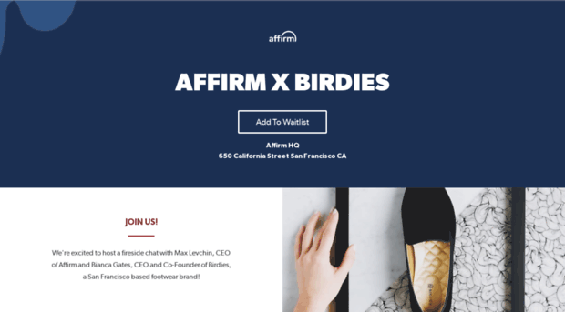 affirmxbirdies.splashthat.com