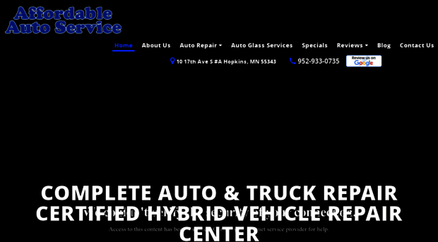 affordableautohopkins.com